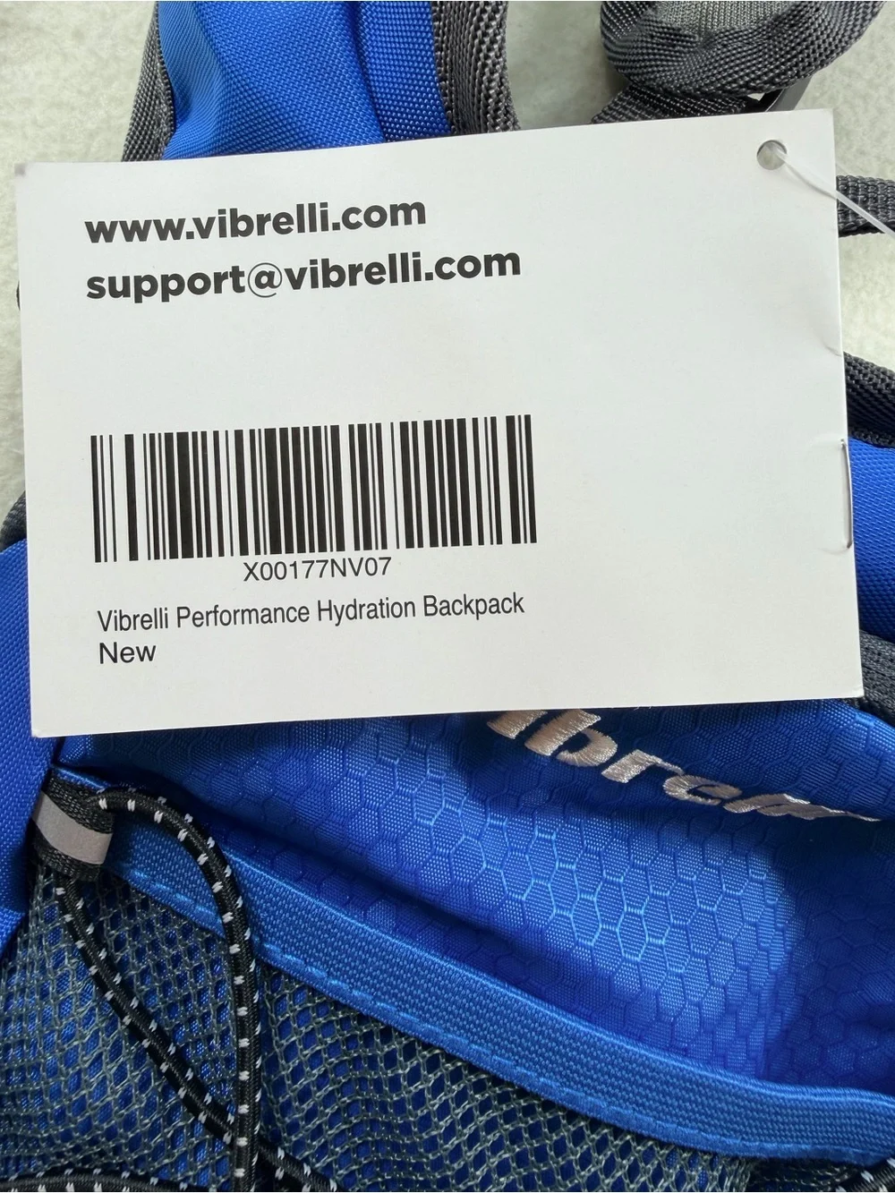 Vibrelli Blue Hydration Hiking Backpack